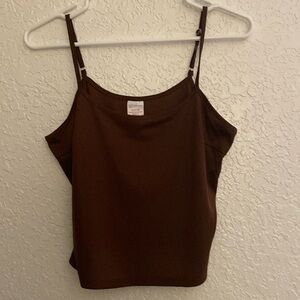 Woman’s brown tank top size large
